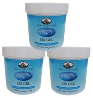 3X 250Ml Eisgel Vom Pullach Hof, Eis Gel KüHlt Erfrischend FüR Fuß, FüßE, Beine