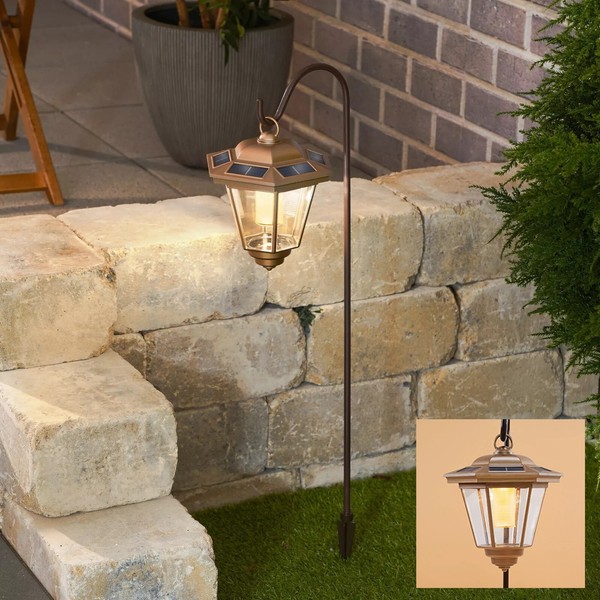 2X Led Solarleuchte Solar Lampe Solarlampe Gartenleuchte Garten Laterne Tivoli-image