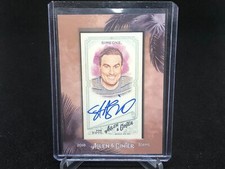 STEVE SIMEONE 2018 TOPPS ALLEN & GINTER MINI ON CARD AUTO