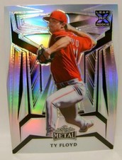 TY FLOYD #78 /189 BASE CARD LEAF METAL BASEBALL 2023