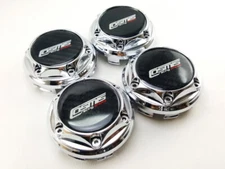 CENTER CAPS HUB WHEELS Rim Car Silver Cover Size 73.5mm. For Cosmis Racing Sport