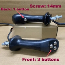 Excavator harvester modification Metal 4 button joystick handle