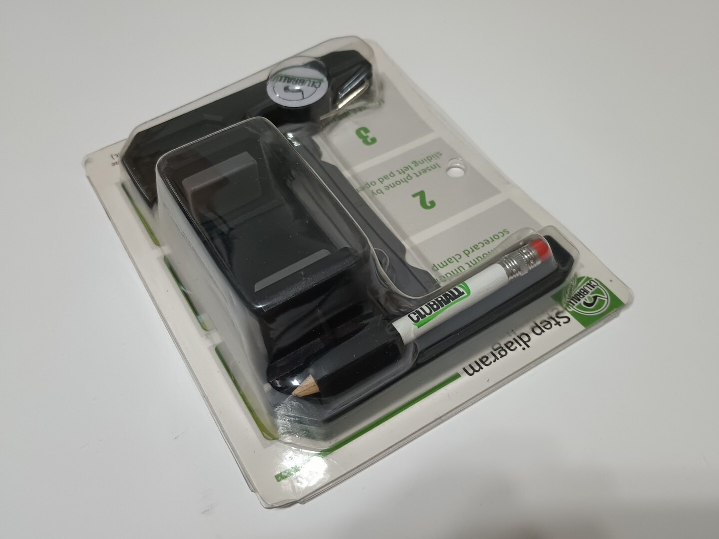 CLUBRALLY Golf Cart Accessories Steering Wheel Phone Mount for Club Car EZGO