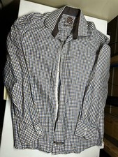 English Laundry Shirt Geometric Flip Cuff Button Up Long Sleeve Mens 17