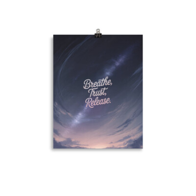 Cosmic Affirmation Wall Art | Inspirational Positive Home Decor