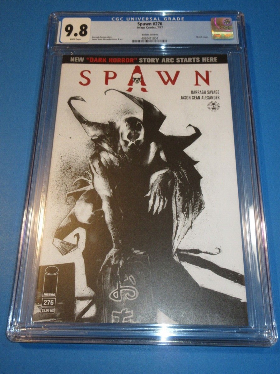 Spawn #276 Super Rare Sketch Variant CGC 9.8 NM/M Gorgeous Gem Wow