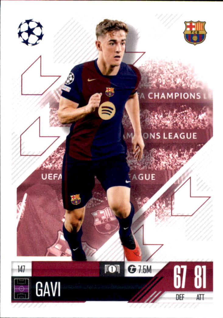 Match Attax CL 24/25 Champions League 2024/2025 147 - Gavi | eBay