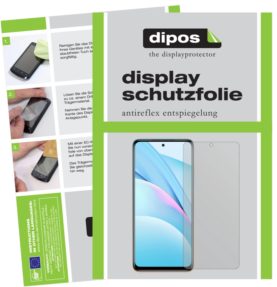 5 Pelliccole Protettive Dipos Crystalclear Per Xiaomi Redmi Note 10 Pro | Made In Germany, Taglio Laser, Anti-graffio, Trasparenti - 3