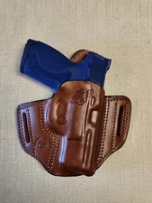 Braids Holsters S&W M&P 2.0 9mm Brown leather pancake holster