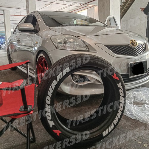 3D Tire Stickers - Picture 5 of 9
