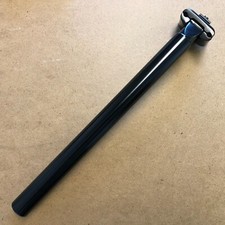 New KALLOY Bicycle Seat Post Micro Adjustable 25.0-27.4mm Length 350mm Black
