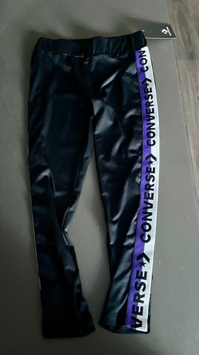 New Converse Womens Medium Converse Stretchy Leggings Clean Look 10018056-001 - Picture 3 of 3