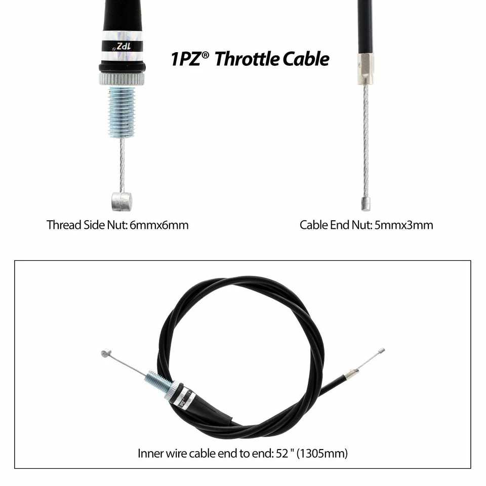 CARCASA CABLE ACELERADOR EMPUÑADURAS DE MANO PARA MOTO CROSS HONDA CRF50 CRF70 CRF100 CRF150 Foto 2 de 4