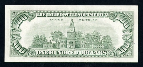 1981 $100 BILL NEW YORK FEDERAL RESERVE BANK EVEN EDGES HIGH QUALITY NOTE - Picture 2 of 2