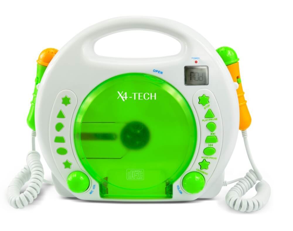 Thumbnail - Karaoke Cd-player Mp3 Mit Akku & Netzteil, Grün