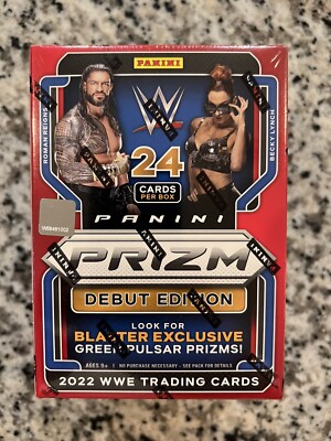 2022 Panini Prizm WWE Debut Edition Factory Sealed Blaster Box