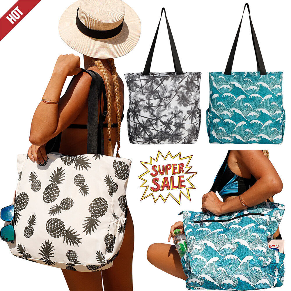 Oxford Cloth Reversible Tote Bag Eco friendly Large Grocery