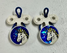 Vintage 1984 Tie Tites Keep Shoe Laces Tied Unicorns Prism