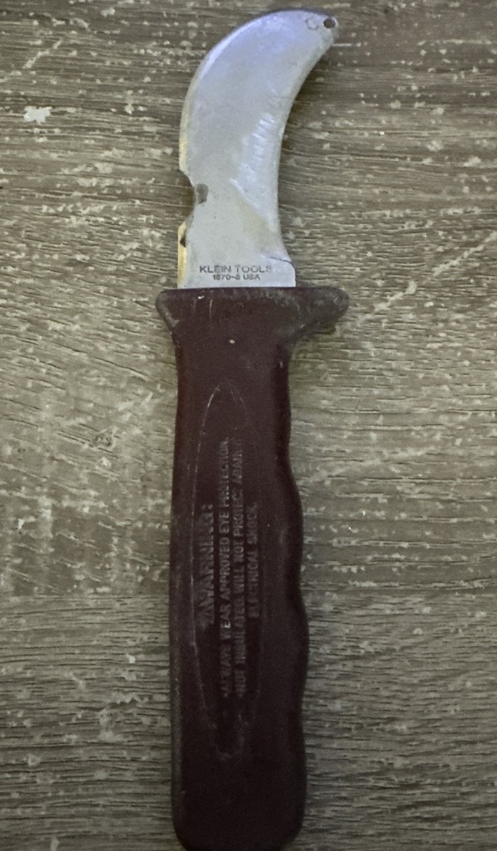 Vintage Klein Tools 1570-3 Cable/Lineman's Skinning Knife Vintage Klein Tools 1570-3 Cable/Lineman's Skinning Knife