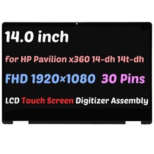 Replacement 14" For HP Pavilion x360 14m-dh1xxx LCD Panel Touch Screen Display