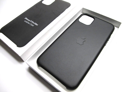 Original Apple Leather Case for iPhone 11 Pro Max 6.5'' (MX0E2ZM/A) - Black