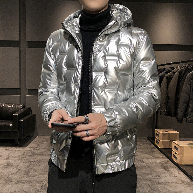 ★TRILLION★ Essential puffer duck down short padding glossy ktown4u.com : [CGP] Essential Duck Down Puffa Short Padding