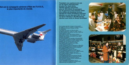 Aeroflot Brochure Collection 5 Leaflet Lot Airlines Soviet Union AviaReklama - Picture 16 of 23