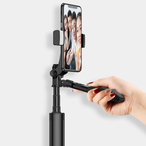 Gimbal Stabilizer Bluetooth Remote Foldable Selfie Stick Tripod Monopod w/LED US - Picture 22 of 23