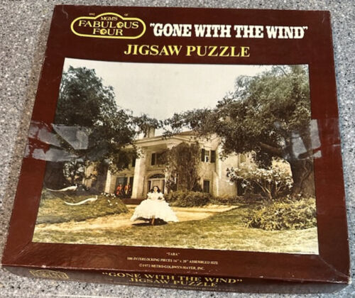 "Gone with the Wind" Jigsaw Puzzle 16"x20" assembled One of MGM's Fabulous Four