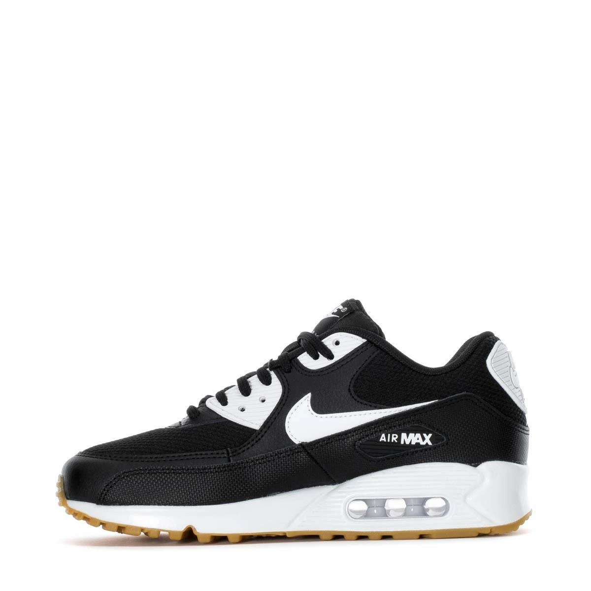 Womens NIKE AIR MAX 90 Black Trainers 325213 055 UK 4.5 EU 38 US 7