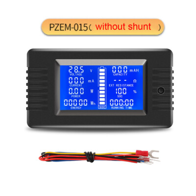 DC 0-200V Battery Tester PZEM-015 Monitor  Voltage Current Power Capacity 50A