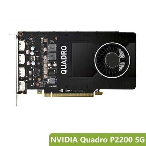 Carte graphique GPU Nvidia Quadro P2200 5 Go GDDR5X - Photo 1/4