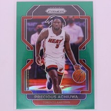 2021 Prizm Basketball NBA Green Prizm Precious Achiuwa #39 Raptors
