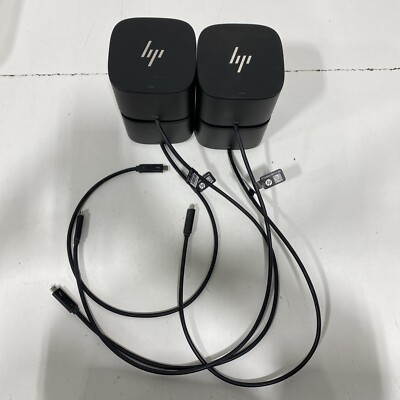 HP HSN-1X01 Thunderbolt G2 120W 0.7M Cable Docking Station lot of 4