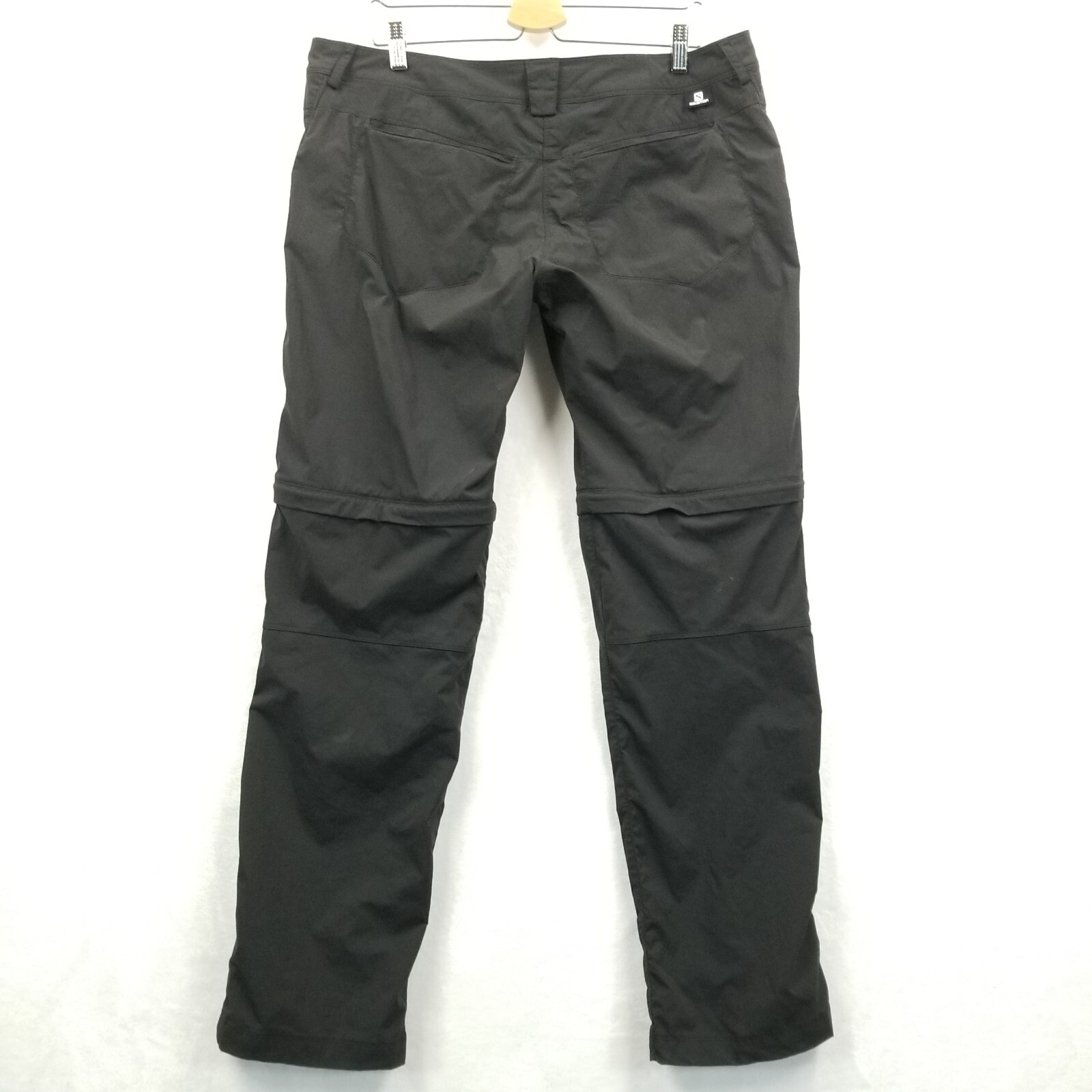 Salomon Pantalone Convertibile Donna 16 Nero Zip Off Actilite Elasticizzato Nylon Escursionismo