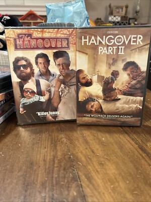 The Hangover 1 & 2 DVDS- Part 1 and Part II New Sealed