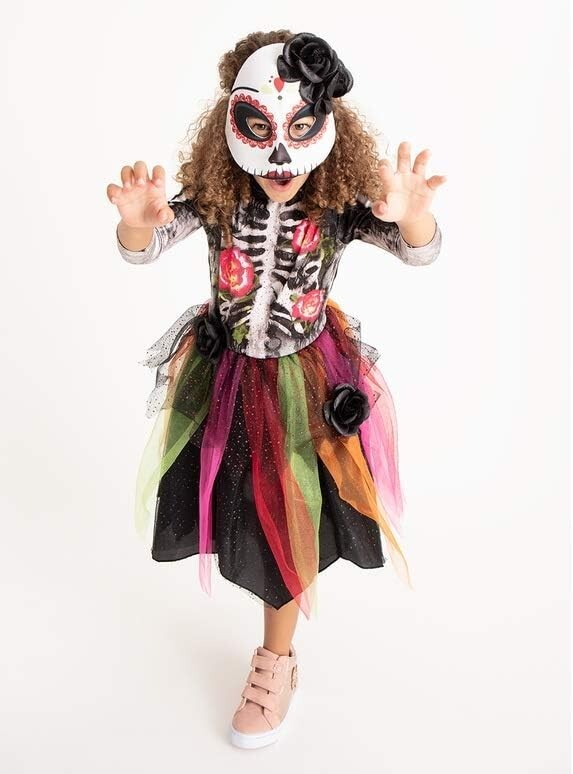 Disfraz de Halloween Día de Muertos 7-8 años