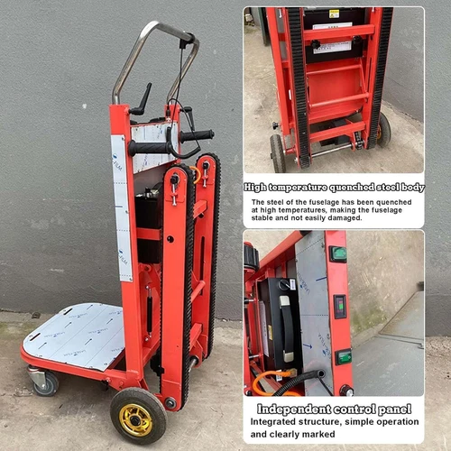 1800W Elektrischer Treppensteiger Sackkarre Treppen Rauf/Runter 400 Kg Tragkraft - Bild 3 von 18