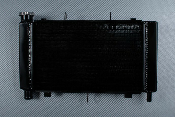 Radiateur de rechange FZ-6N noir avec refroidissement racing optimisé pour moto