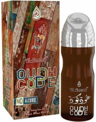 Al Nuaim Oudh Code 20ml Attar Perfume Oil Alcohol Free Natural Fragrance