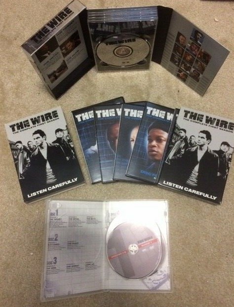 The Wire complete series 1-5 set seasons 1 2 3 4 5 DVD lot