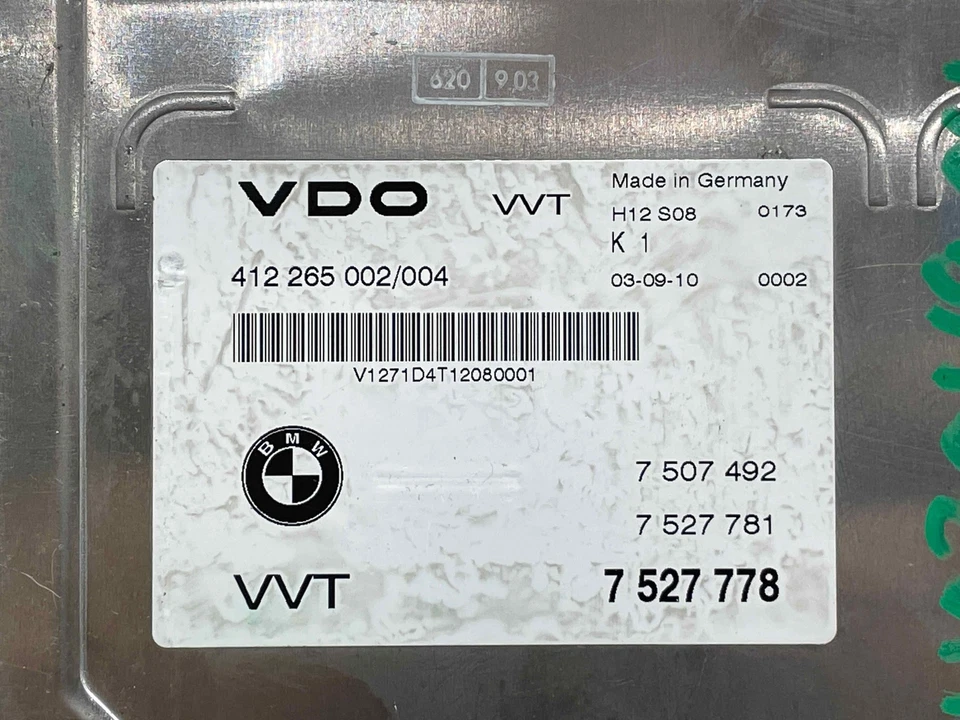 2004 BMW 760i Valvetronic Control Module Velvotronic Computer VD0 OEM 7527778 - Image 2 of 4