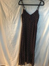 Reformation dress size 4 spaghetti strsps long multicolor viscose