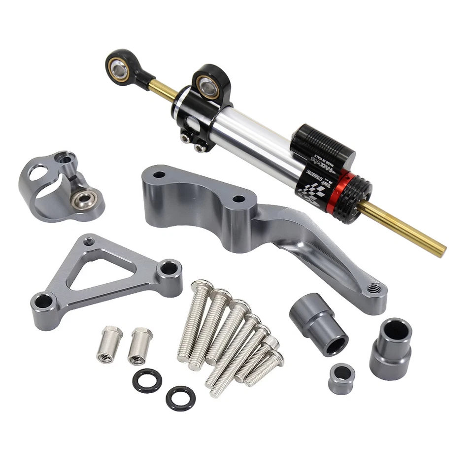 Kit de montaje de amortiguador y soporte estabilizador de dirección para Ducati Monster 696 796 795 08- Foto 3 de 4