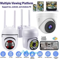 Wireless HD 1080P WIFI IP Camera Outdoor HD CCTV 360  PTZ Home Security IR Cam