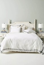 Anthropologie Tasseled Tata Duvet Cover Twin RETAIL 100  