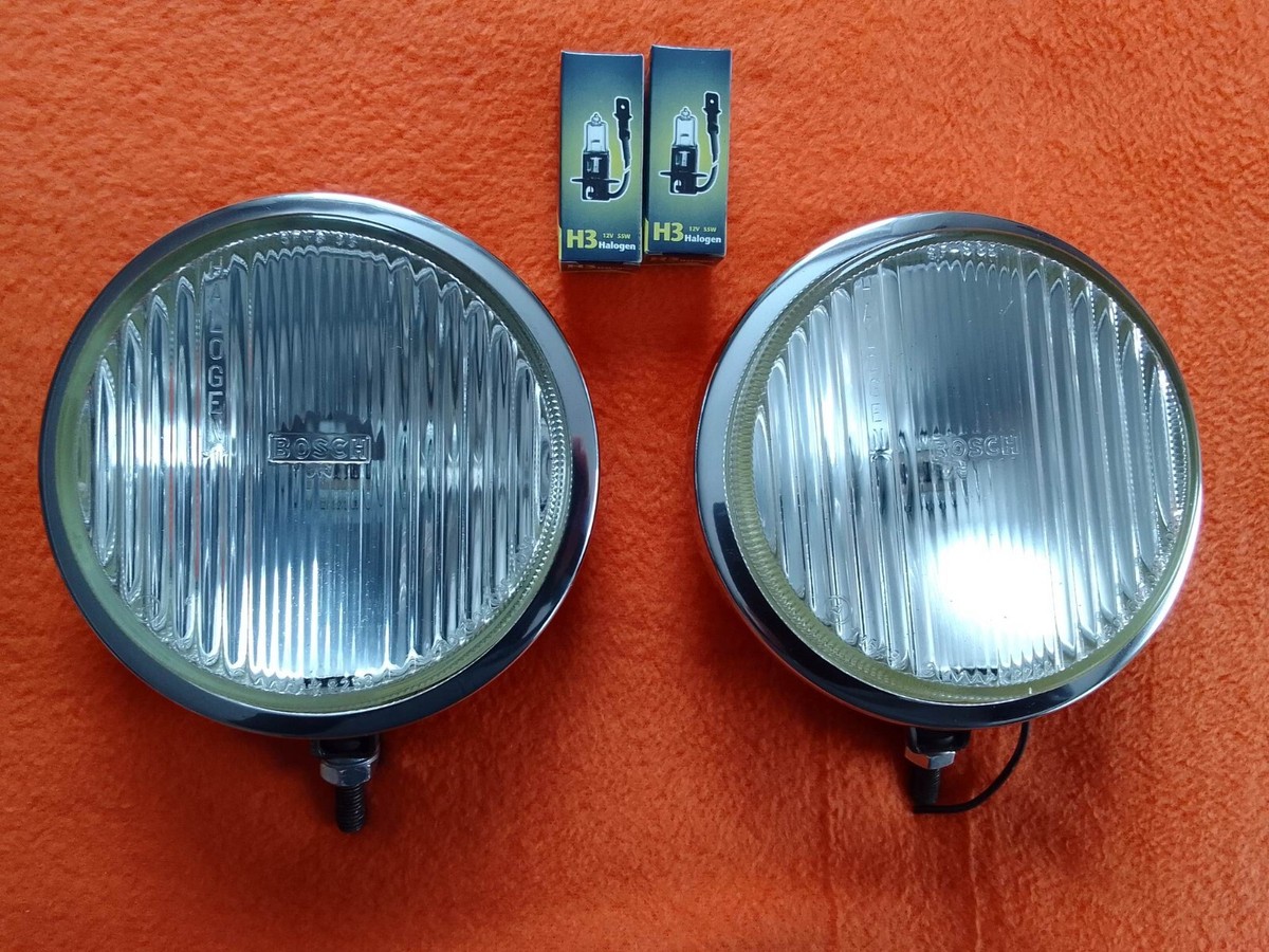 Bosch Halogen chrome fog lamps Mercedes w113 Pagoda w108 w109 w110