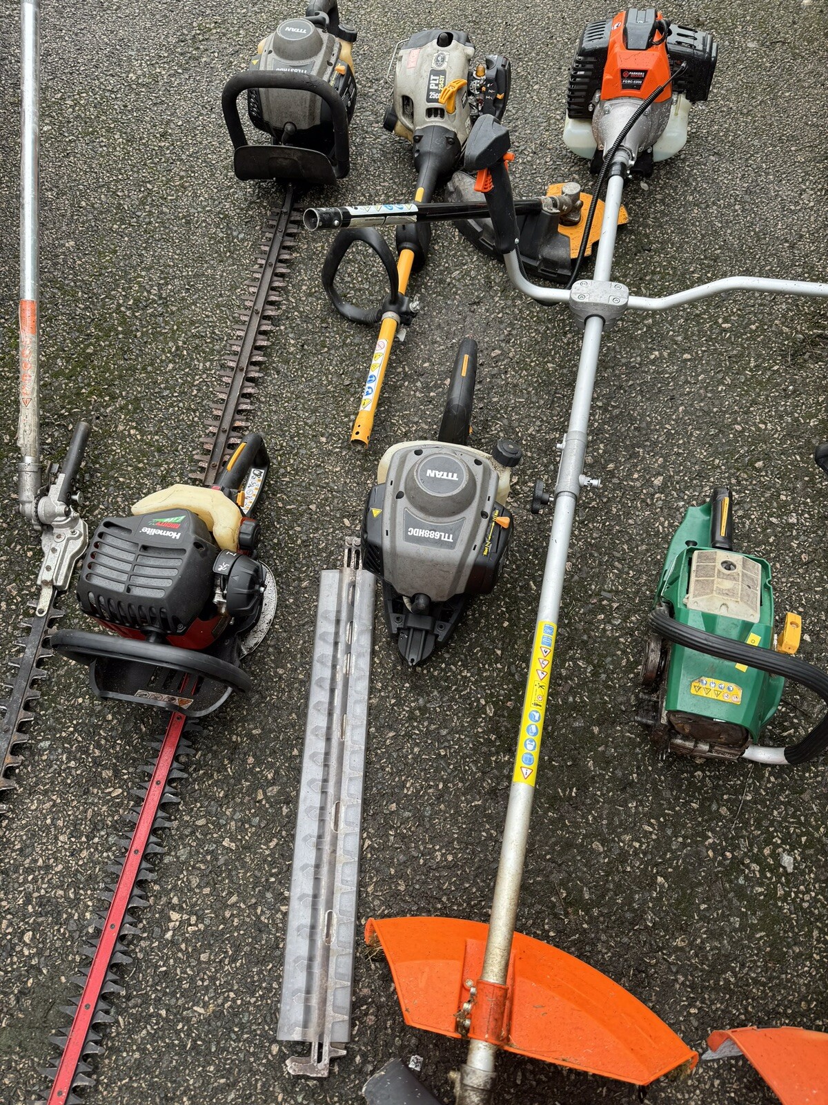 Homelite Titan Etc Petrol Garden Tools Hedge Cutters Job Lot Spares