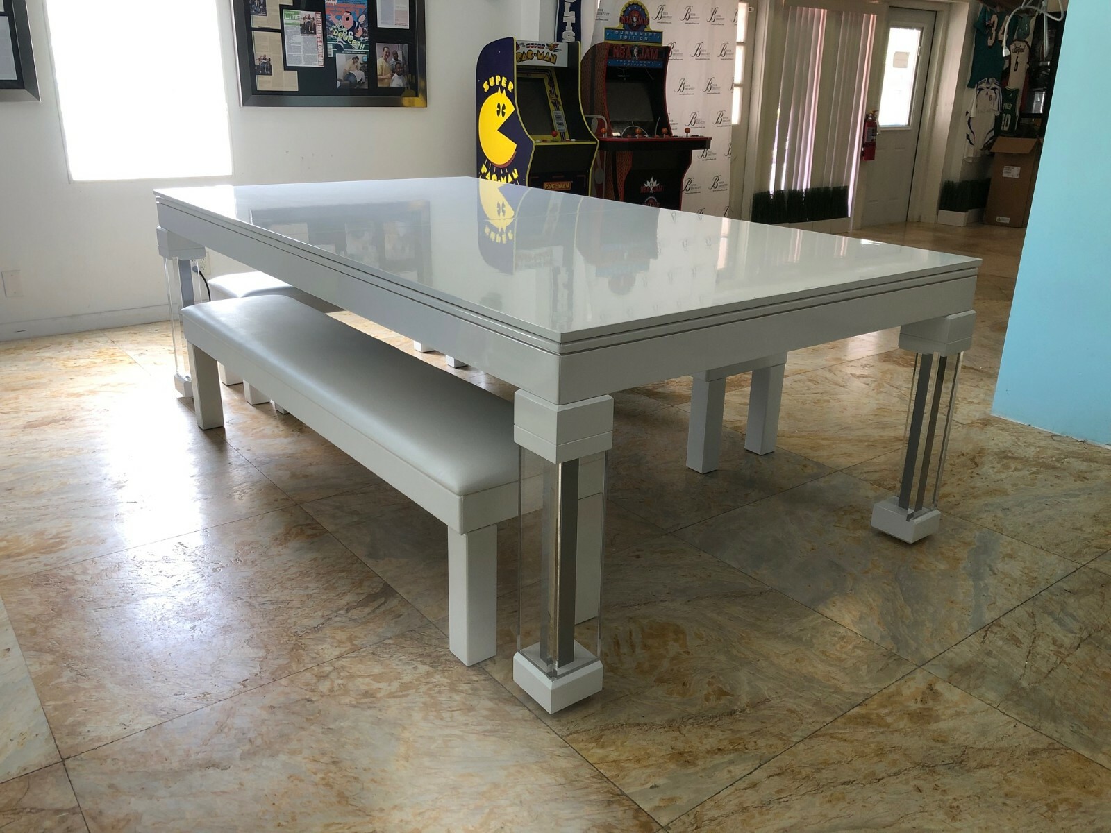 LUXURY CONVERTIBLE DINING POOL TABLE Bespoke Billiard Dining Fusion ...