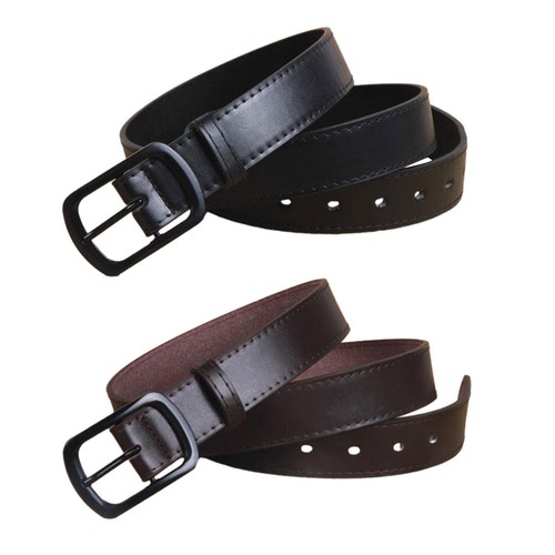 Ceinture Homme Noire En Cuir PU – Boucle Métal élégante, Longueur 115 Cm | Style Classique Et Robuste | Neuve Avec étiquettes